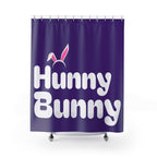 "Hunny Bunny" Slogan Shower Curtain Gift: Cute Affection for Sweethearts