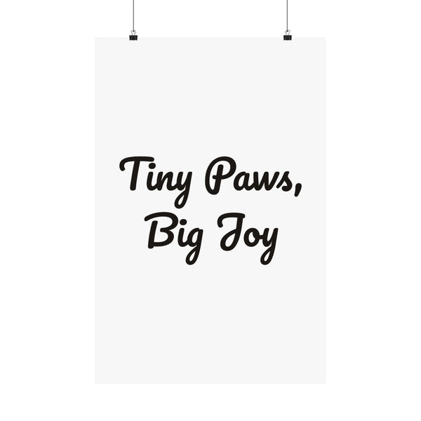 Tiny Paws Big Joy – original NewGiftDay design artwork