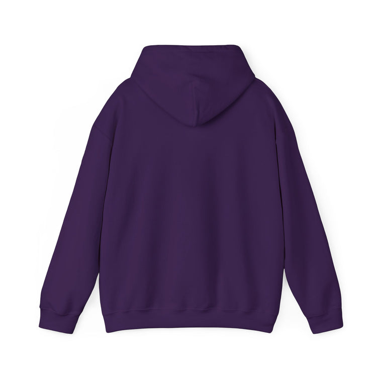 Bigfoot Christmas List™ Hooded sweatshirt in purple – original NewGiftDay design