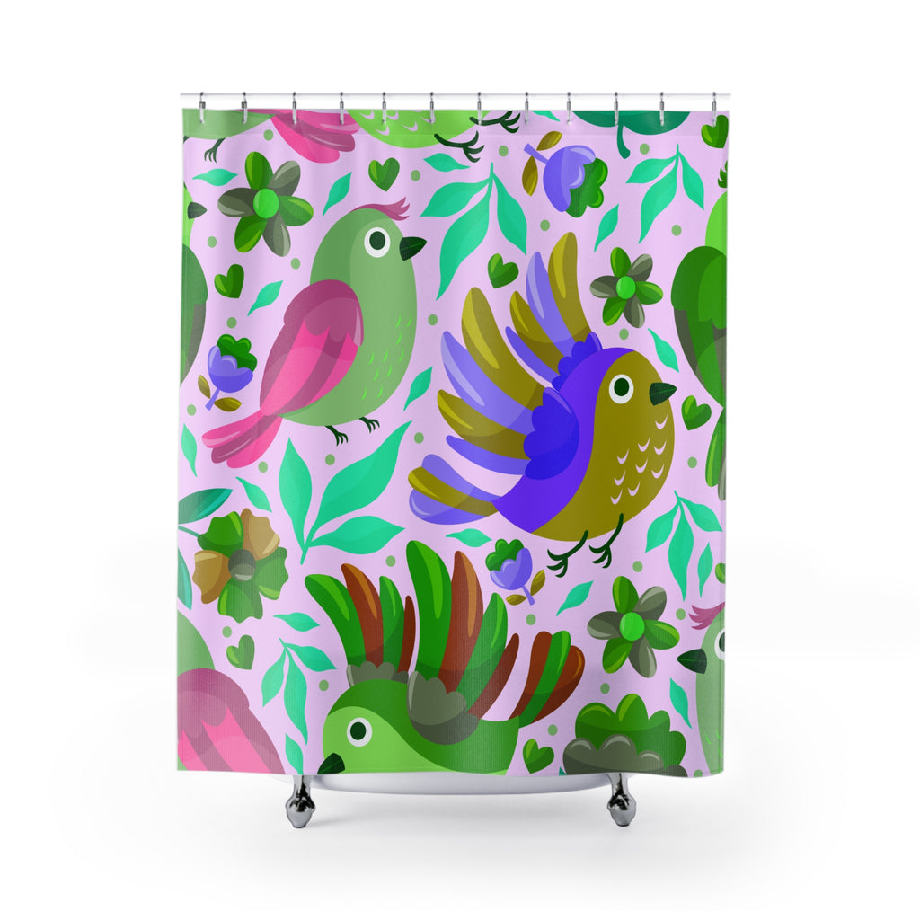 Lookie Birdy Shower Curtain