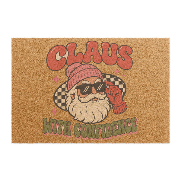 Claus With Confidence Doormat design