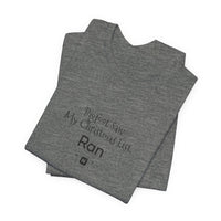 Bigfoot Christmas List T-shirt – original NewGiftDay design, view 95
