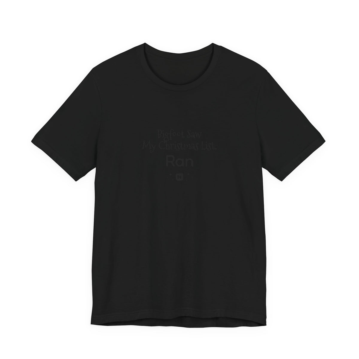Bigfoot Christmas List T-shirt – original NewGiftDay design, view 15
