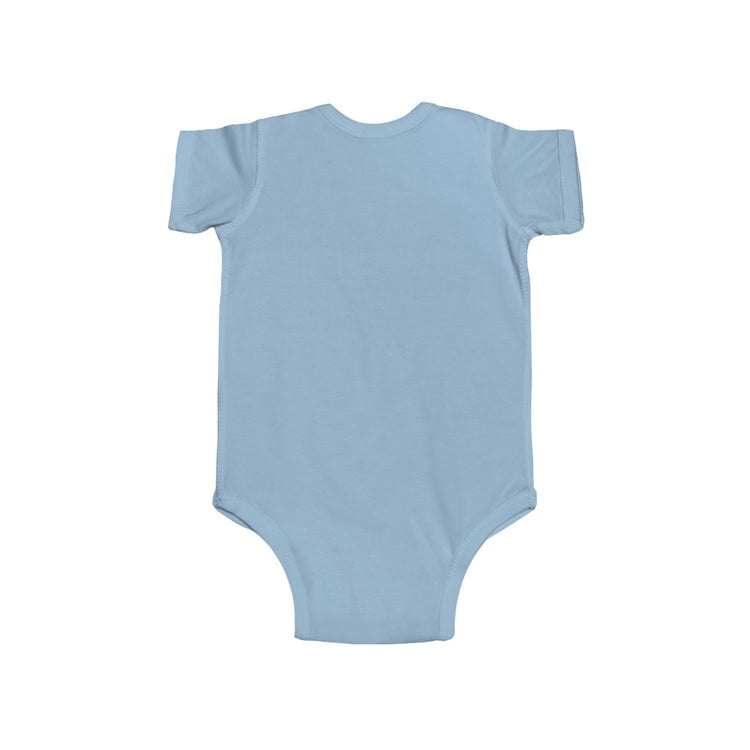 My Job Title Is A Moving Target Printed for Tiny Giggles baby bodysuit in light-blue – original NewGiftDay design