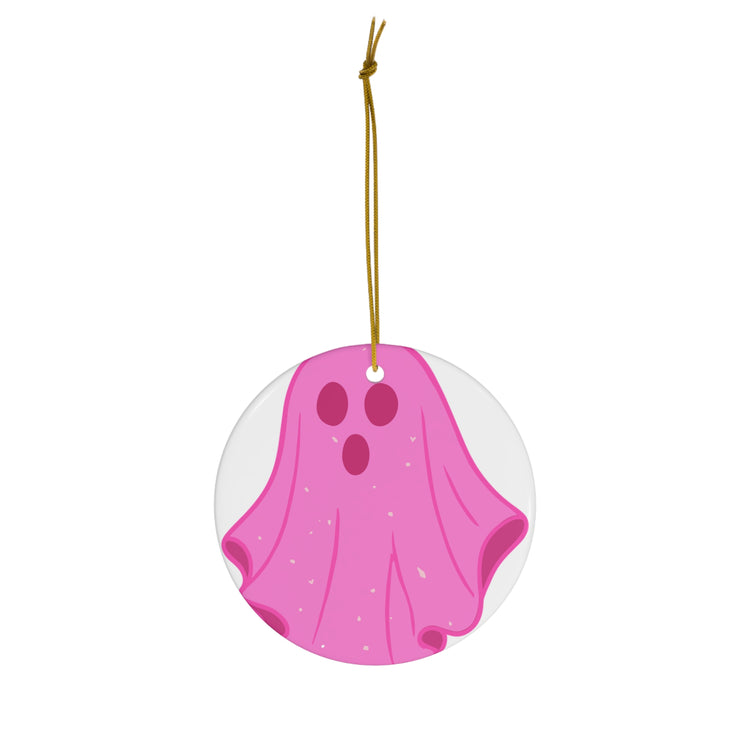 Pink Ghost Parade Ceramic 1-Pack ornament – original NewGiftDay design