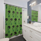 Bride of Frankenstein Pattern Shower Curtain Gift: Classic Horror for Edgy Homes