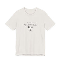 Bigfoot Christmas List T-shirt – original NewGiftDay design, view 19