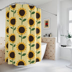 Cheerful Sunflower Garden Shower Curtain Gift: Sunny Blooms for Happy Homes