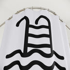 I Pee In Pools Gag Shower Curtain Gift: Hilarious Novelty for Pool Sharks