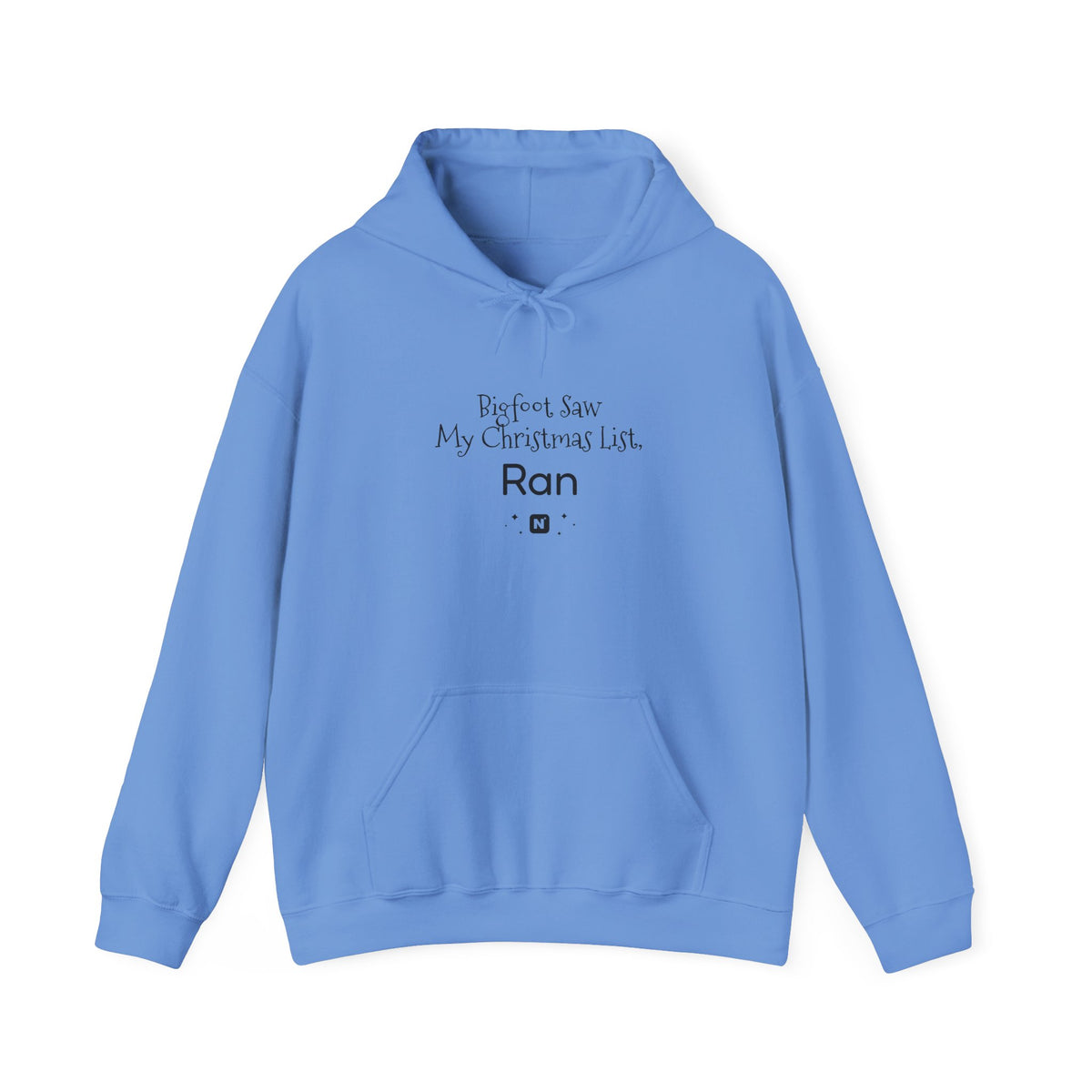 Bigfoot Christmas List™ Hooded sweatshirt – original NewGiftDay design, view 15