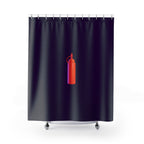 Minimalist Squeeze Bottle Shower Curtain Gift: Pop Art Humor for Foodie Homes