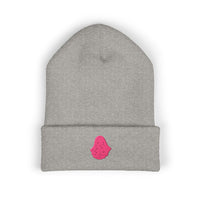 Pink Ghost Parade Classic Cuffed (Embroidery) beanie – original NewGiftDay design, view 3