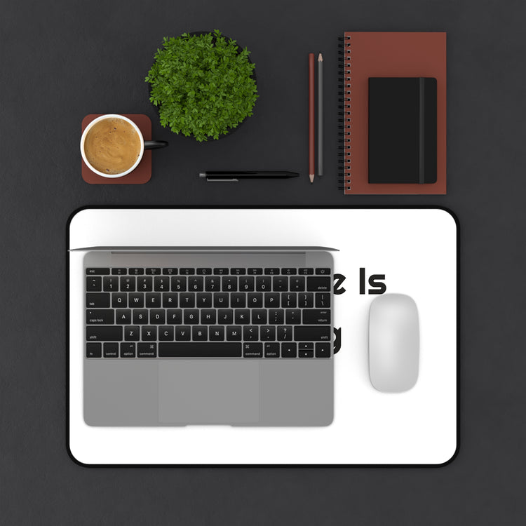 My Job Title Is A Moving Target Printed For Office Chaos desk mat – original NewGiftDay design, view 3