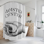 Moister Oyster Graphic Shower Curtain Gift: Witty Novelty for Edgy Humor