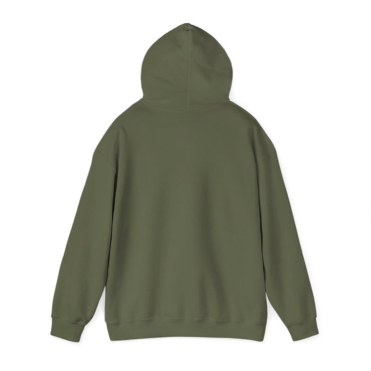 Bigfoot Christmas List™ Hooded sweatshirt in military-green – original NewGiftDay design