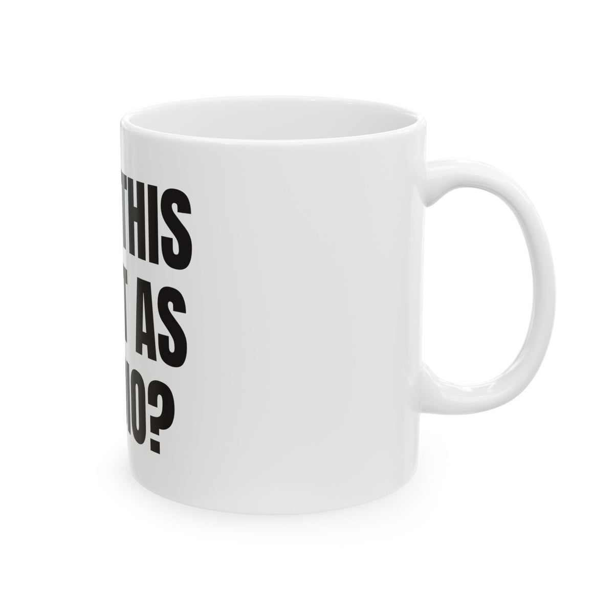 Does This Count as Cardio Ceramic Coffee for Gym Laughs mug – original NewGiftDay design, view 4