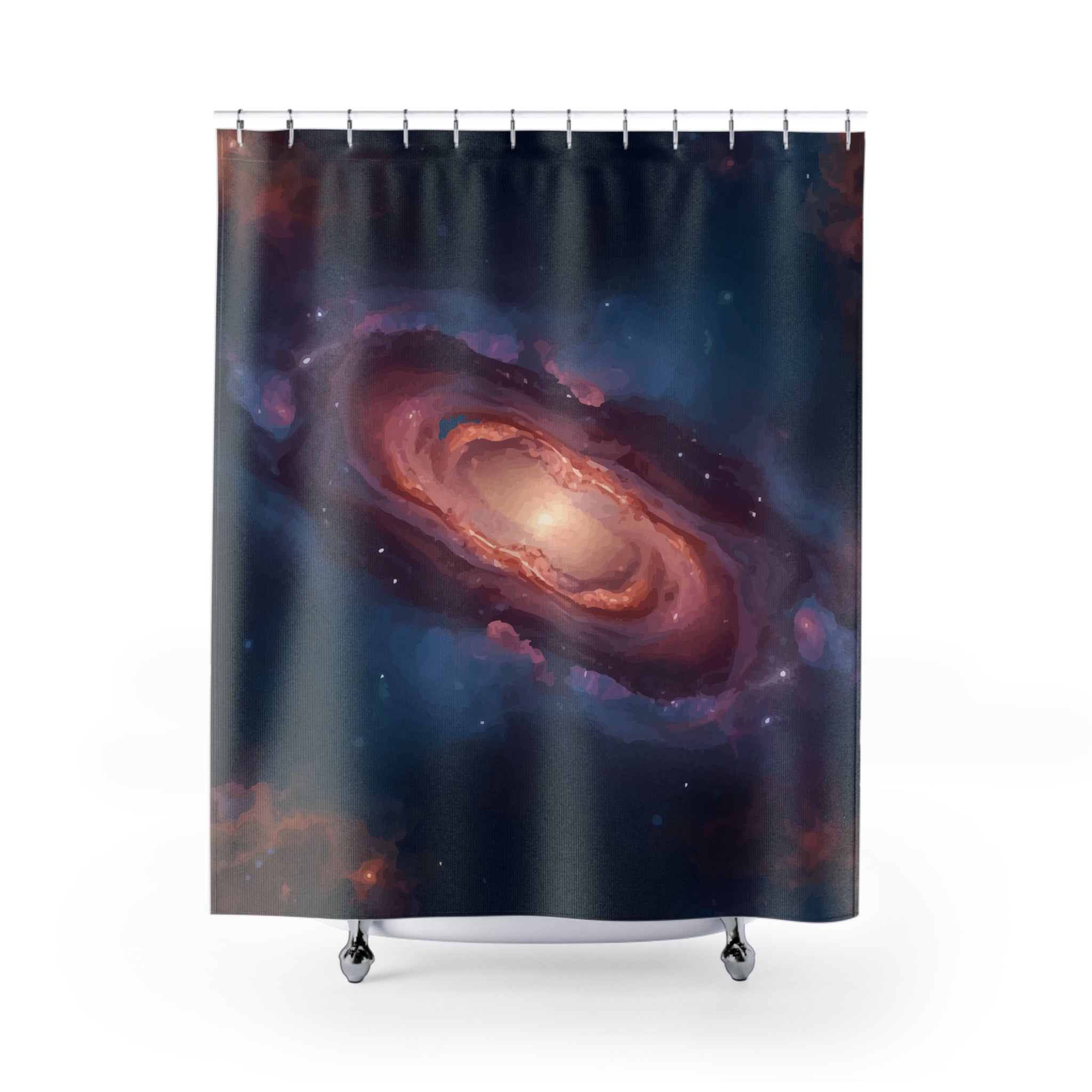 Cosmic Galaxy Nebula Photo Shower Curtain Gift: Infinite Wonder for Celestial Homes