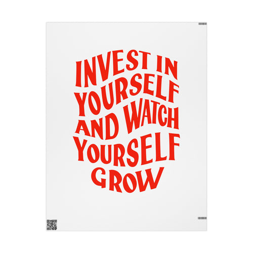 Grow Yourselfs wrapping paper – original NewGiftDay design