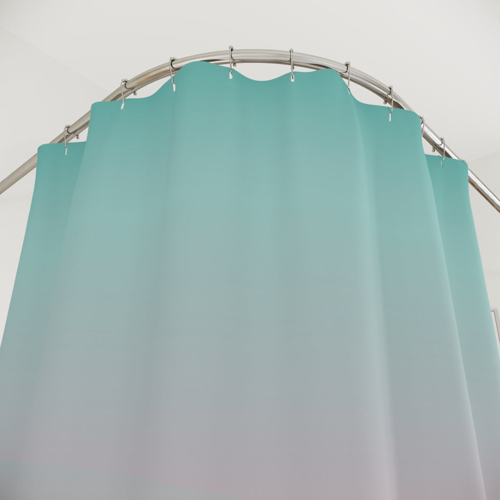 Abstract Sunset Sail Shower Curtain Gift: Coastal Calm for Serene Spaces