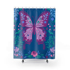 Monarch Butterfly Folk Art Shower Curtain Gift: Ethereal Beauty for Whimsical Homes