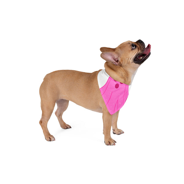 Pink Ghost Parade Pet Bandana design