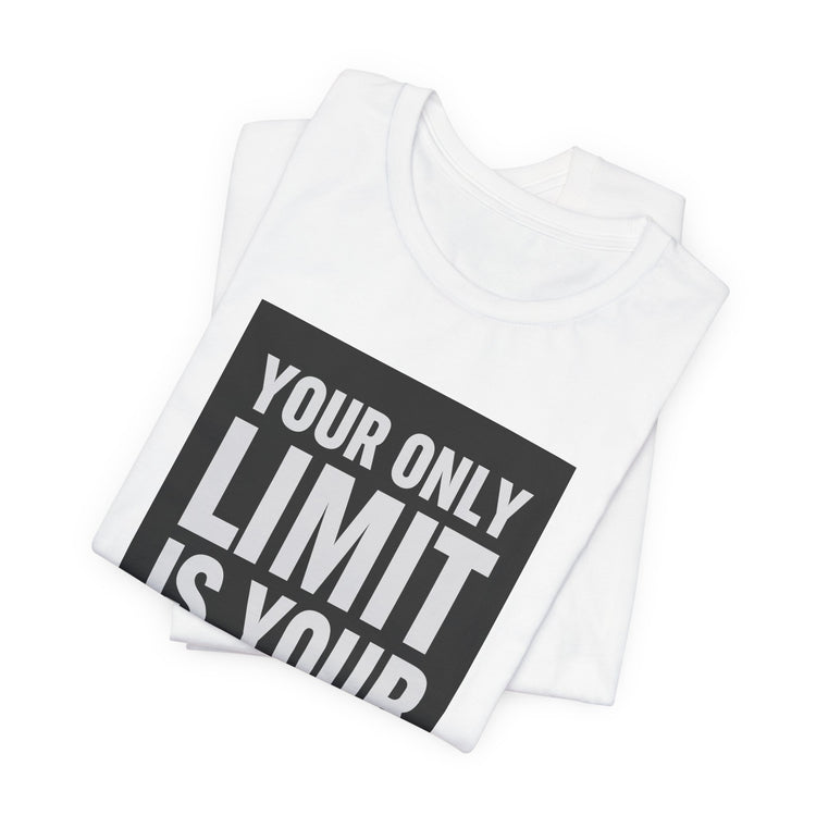 Limitless Mindset T-shirt in white – original NewGiftDay design