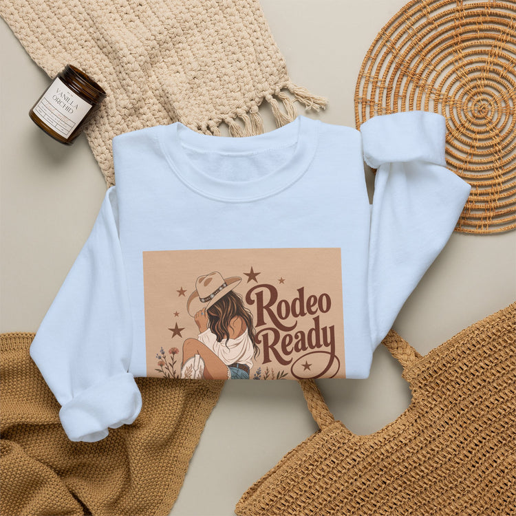 Ranch Glow sweatshirt in light-blue – original NewGiftDay design
