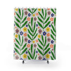 Whimsical Botanical Shower Curtain Gift: Organic Comfort for Nature Lovers
