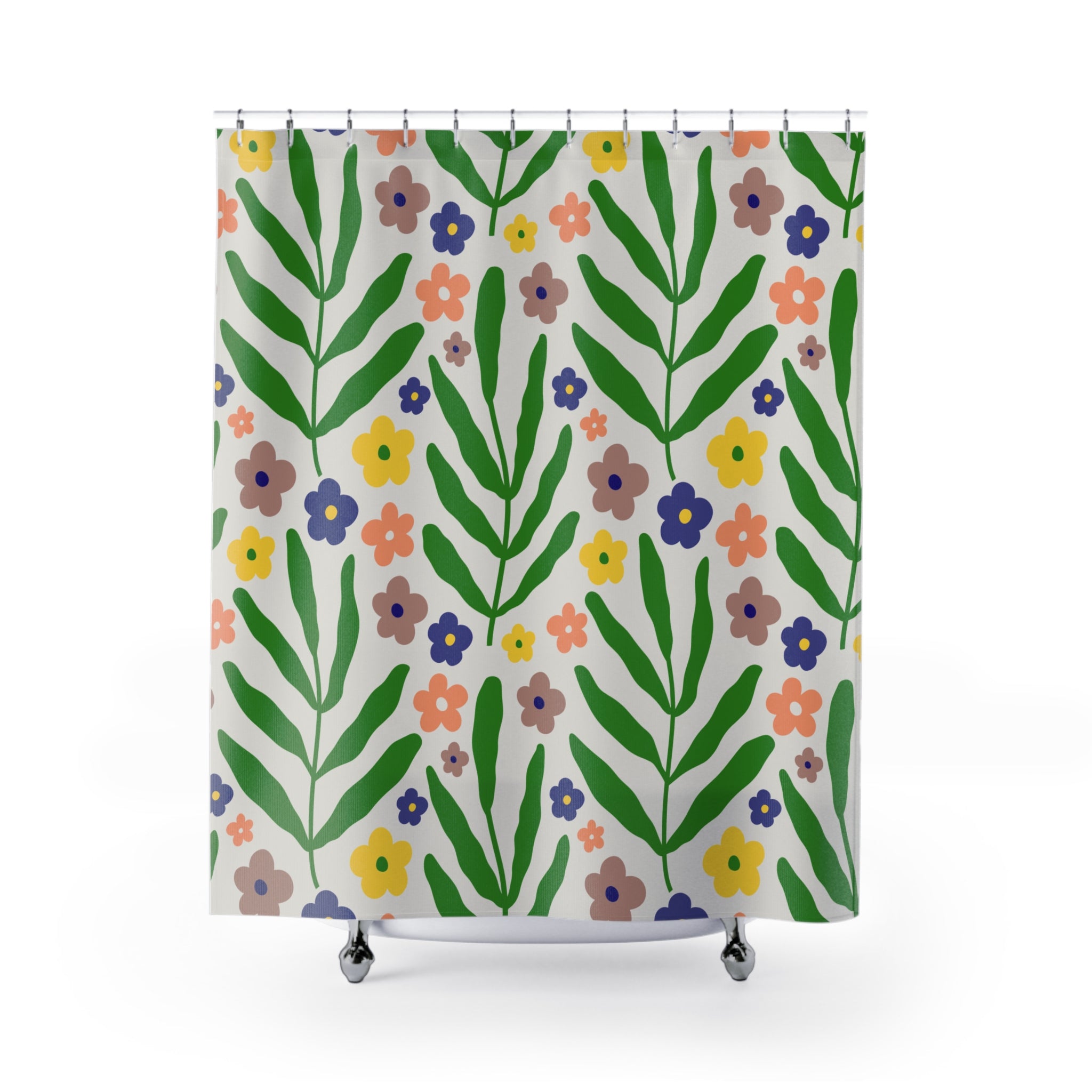 Whimsical Botanical Shower Curtain Gift: Organic Comfort for Nature Lovers