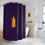 Minimalist Squeeze Bottle Shower Curtain Gift: Pop Art Edge for Foodie Homes