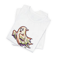 Wavy Ghost Glide Halloween T-shirt – original NewGiftDay design, view 10