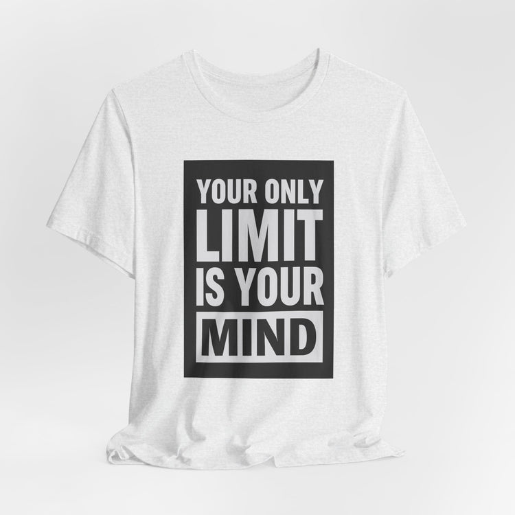 Limitless Mindset T-shirt in ash – original NewGiftDay design