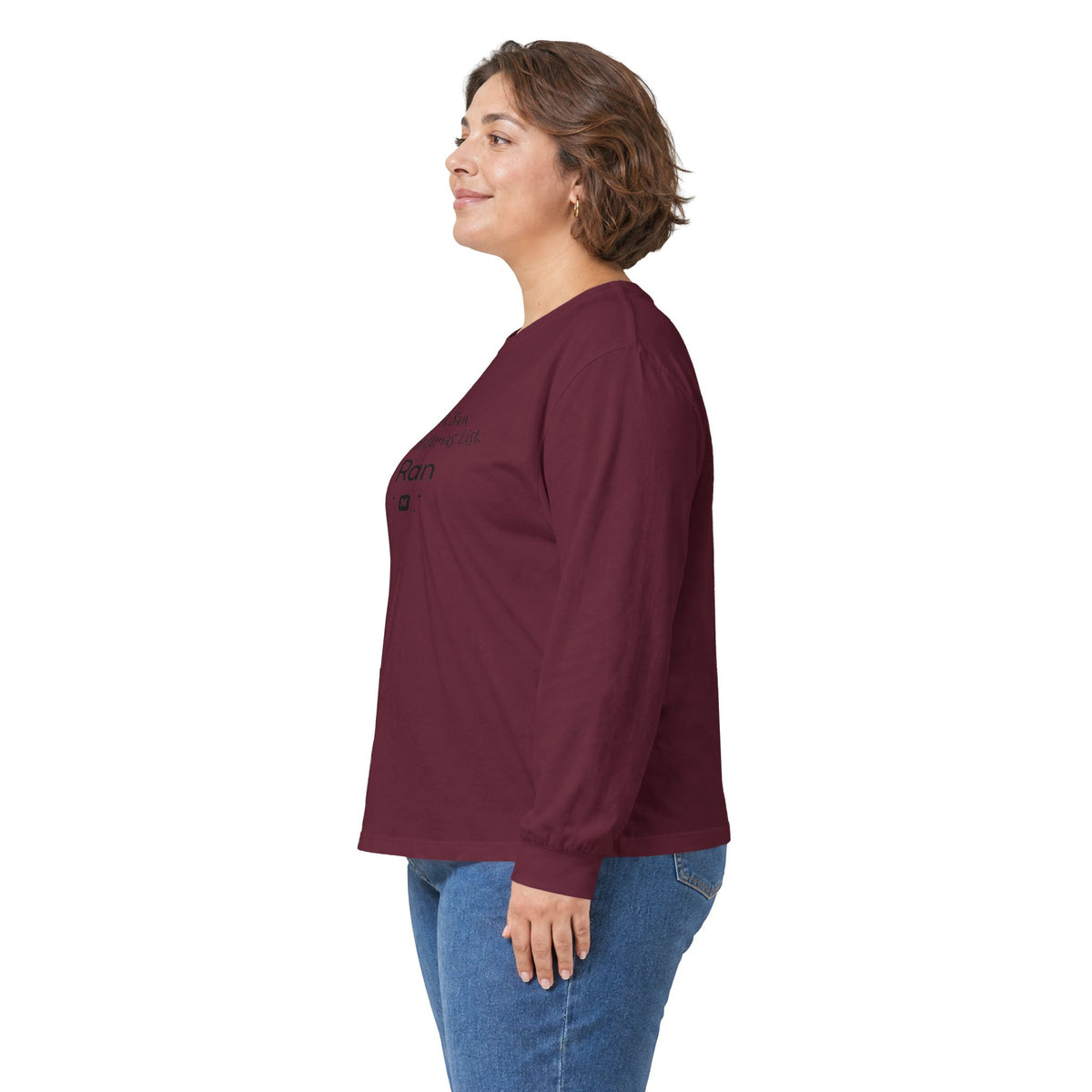 Bigfoot Christmas List long sleeve tee – original NewGiftDay design, view 42