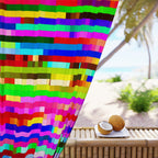 Vintage Television Pixels Blackout Window Curtain