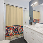 Abstract Tribal Geometric Shower Curtain Gift: Southwestern Edge for Modern Homes