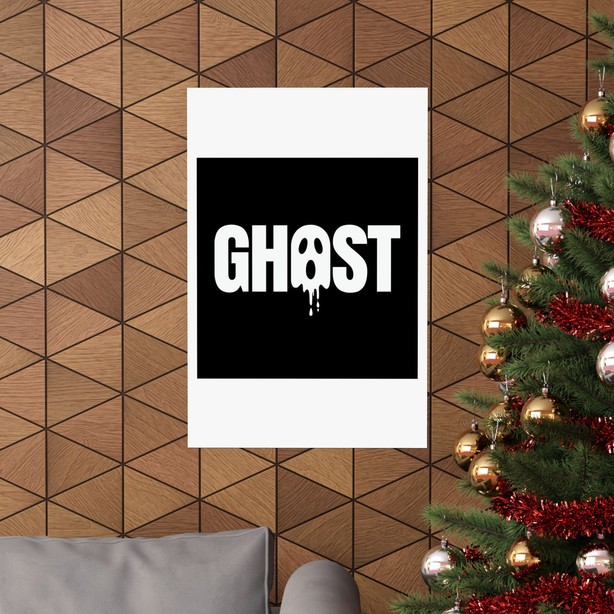 Dripping Ghost Face poster – original NewGiftDay design, view 4