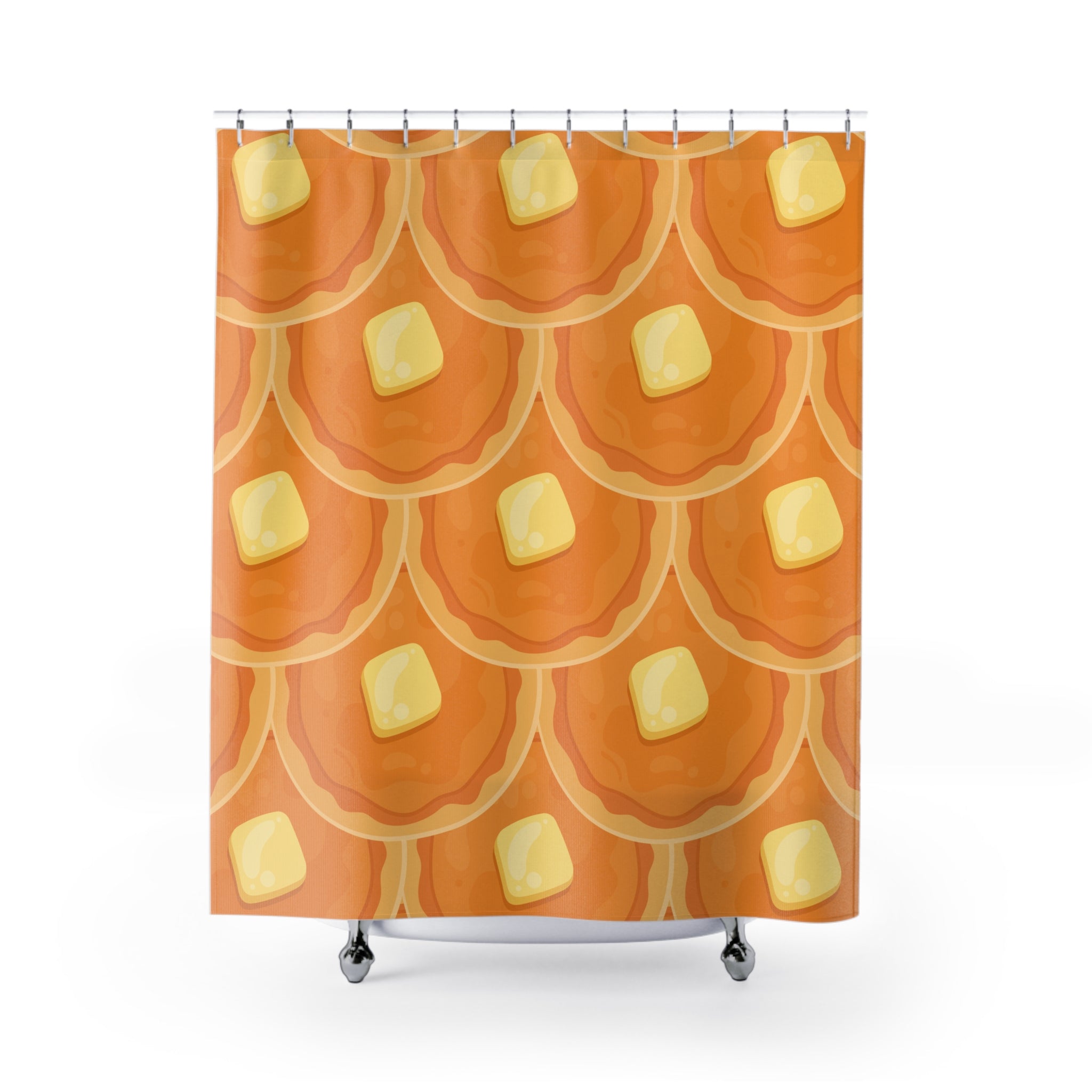 Breakfast Pancake Stack Shower Curtain Gift: Comfort Food Fun for Morning People