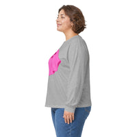 Pink Ghost Parade long sleeve tee – original NewGiftDay design, view 14
