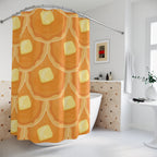 Breakfast Pancake Stack Shower Curtain Gift: Comfort Food Fun for Morning People