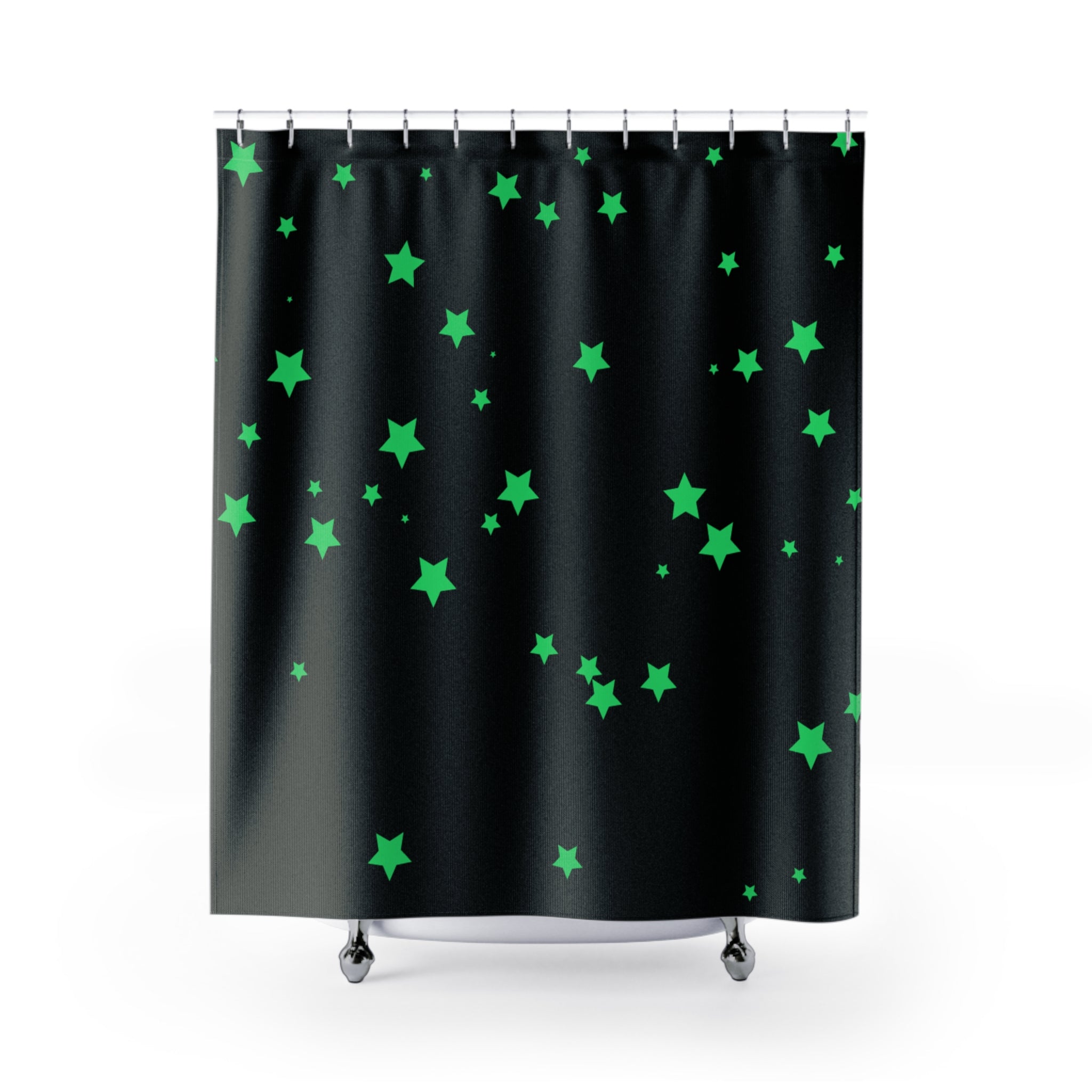 Glow-in-the-Dark Star Shower Curtain Gift: Celestial Pop for Funky Homes