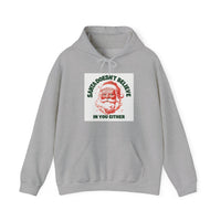 Santa Doesn't Believe in You Either hoodie – original NewGiftDay design, view 3