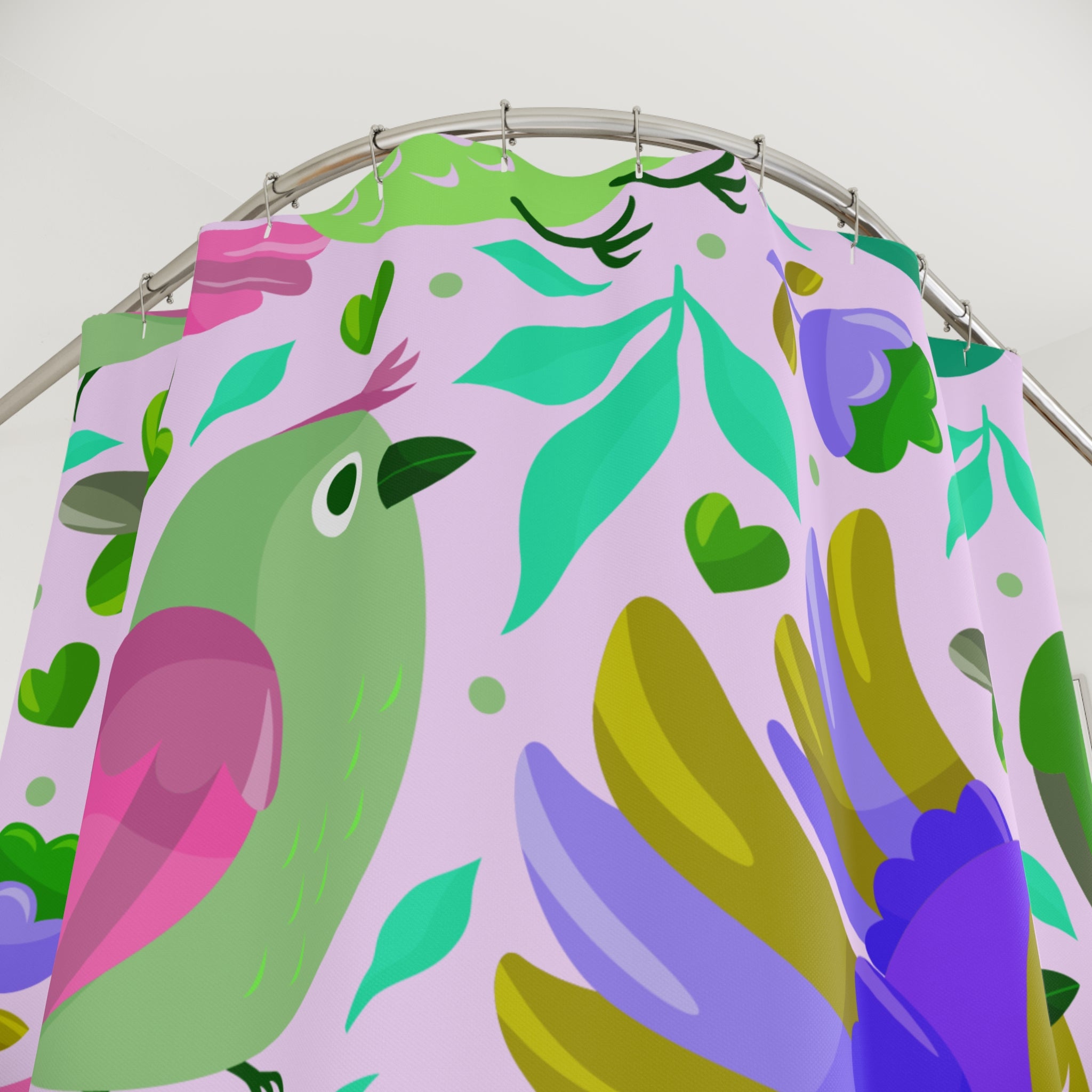 Lookie Birdy Shower Curtain