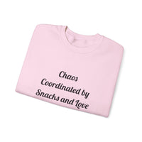 Chaos Coordinated by Snacks and Love DTG Printed for Family Time sweatshirt – original NewGiftDay design, view 19