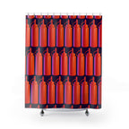 Ketchup Bottle Pop Art Shower Curtain Gift: Graphic Edge for Foodie Homes