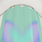 Pastel Aura Butterfly Shower Curtain Gift: Serene Gradient for Dreamy Homes
