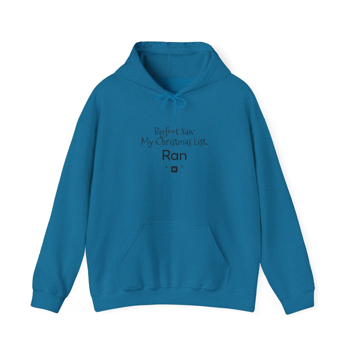 Bigfoot Christmas List™ Hooded sweatshirt – original NewGiftDay design, view 16