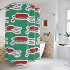 Swiss Army Knife Pattern Shower Curtain Gift: Playful Utility for Adventurous Homes