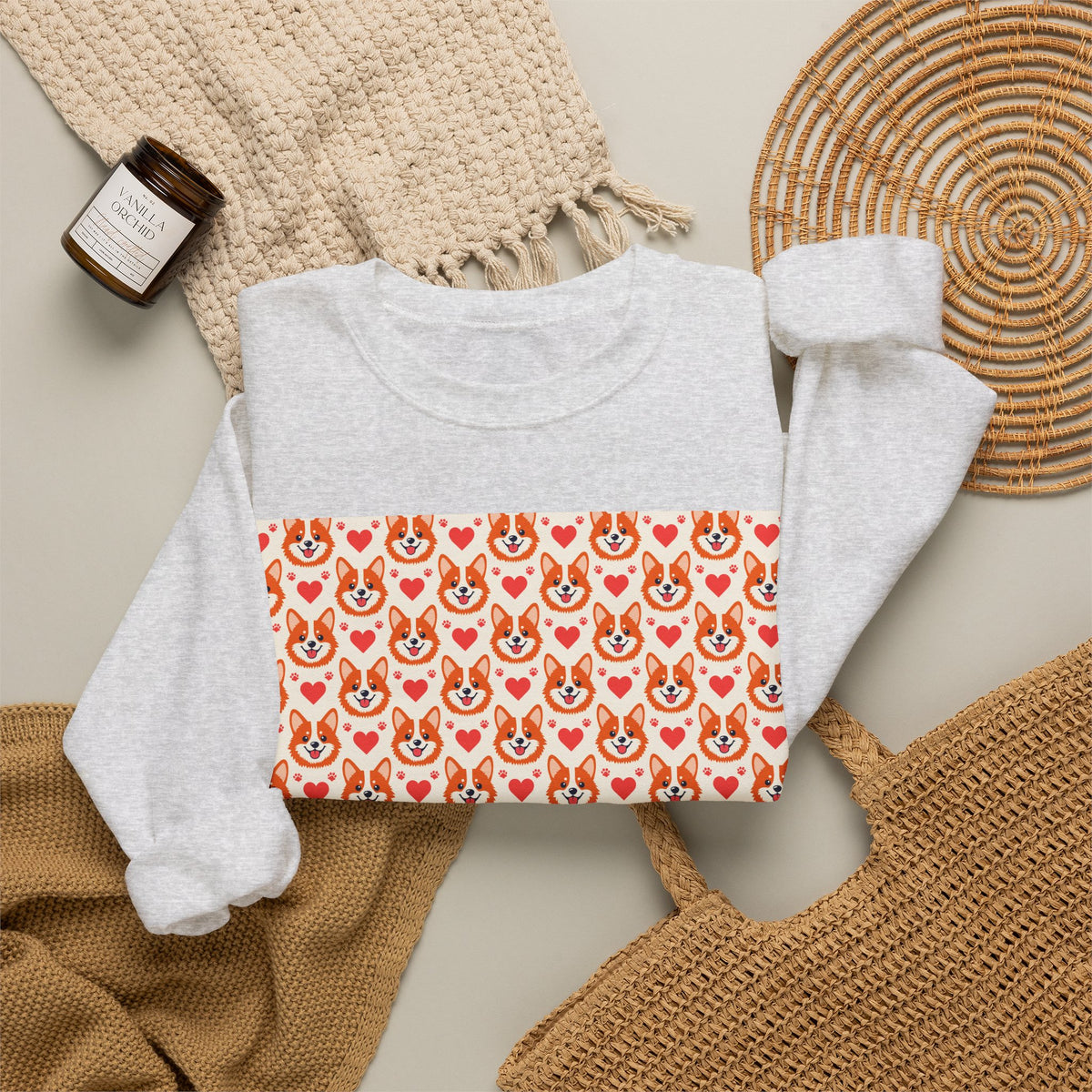 Corgi Hearts™ sweatshirt – original NewGiftDay design, view 11