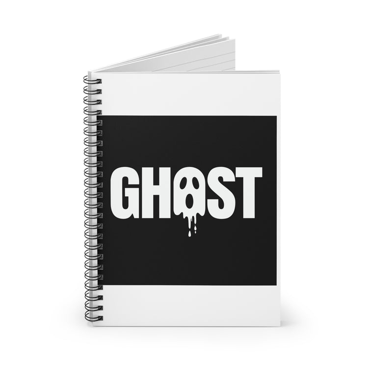 Dripping Ghost Face notebook – original NewGiftDay design, view 2