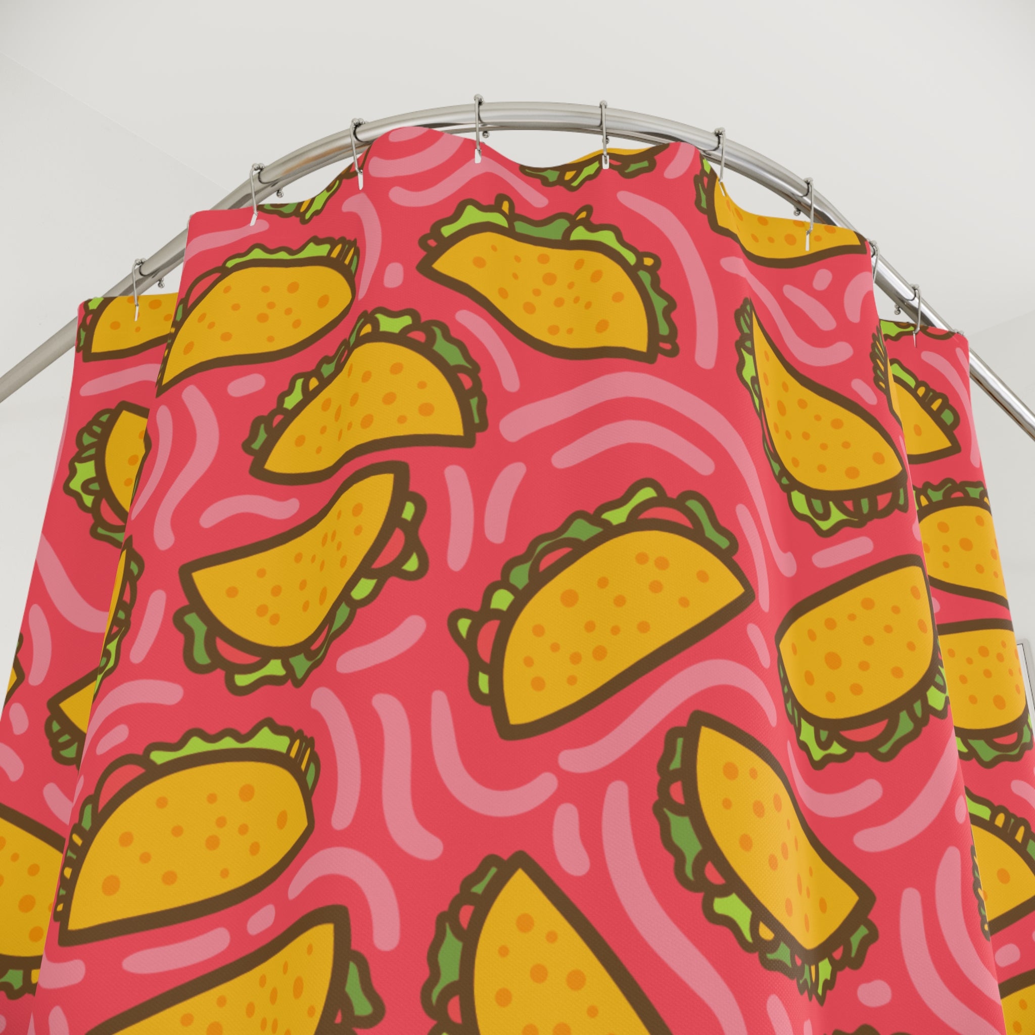 Playful Taco Fiesta Shower Curtain Gift: Festive Foodie Fun for Happy Homes